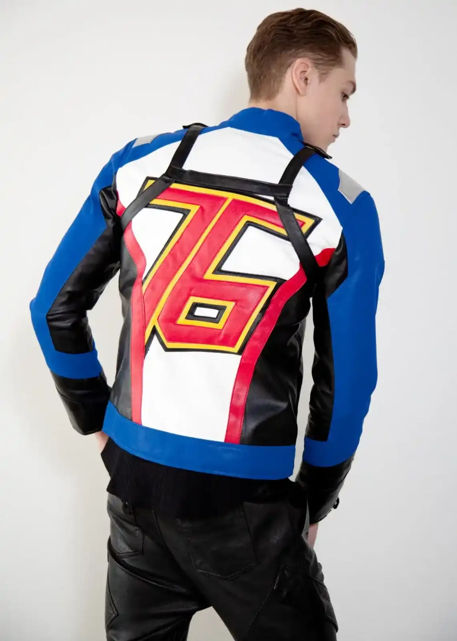 Mens Overwatch Soldier 76 Jacket Blue