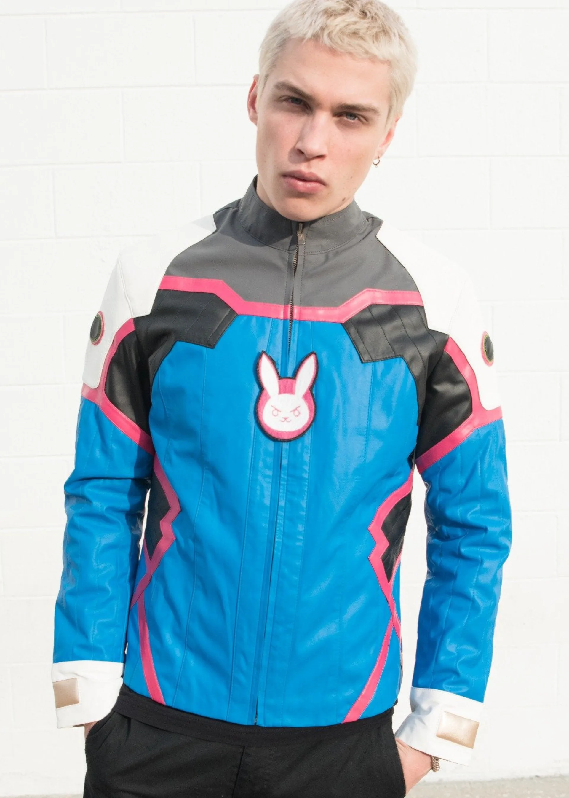 Mens Overwatch DVA Leather Jacket