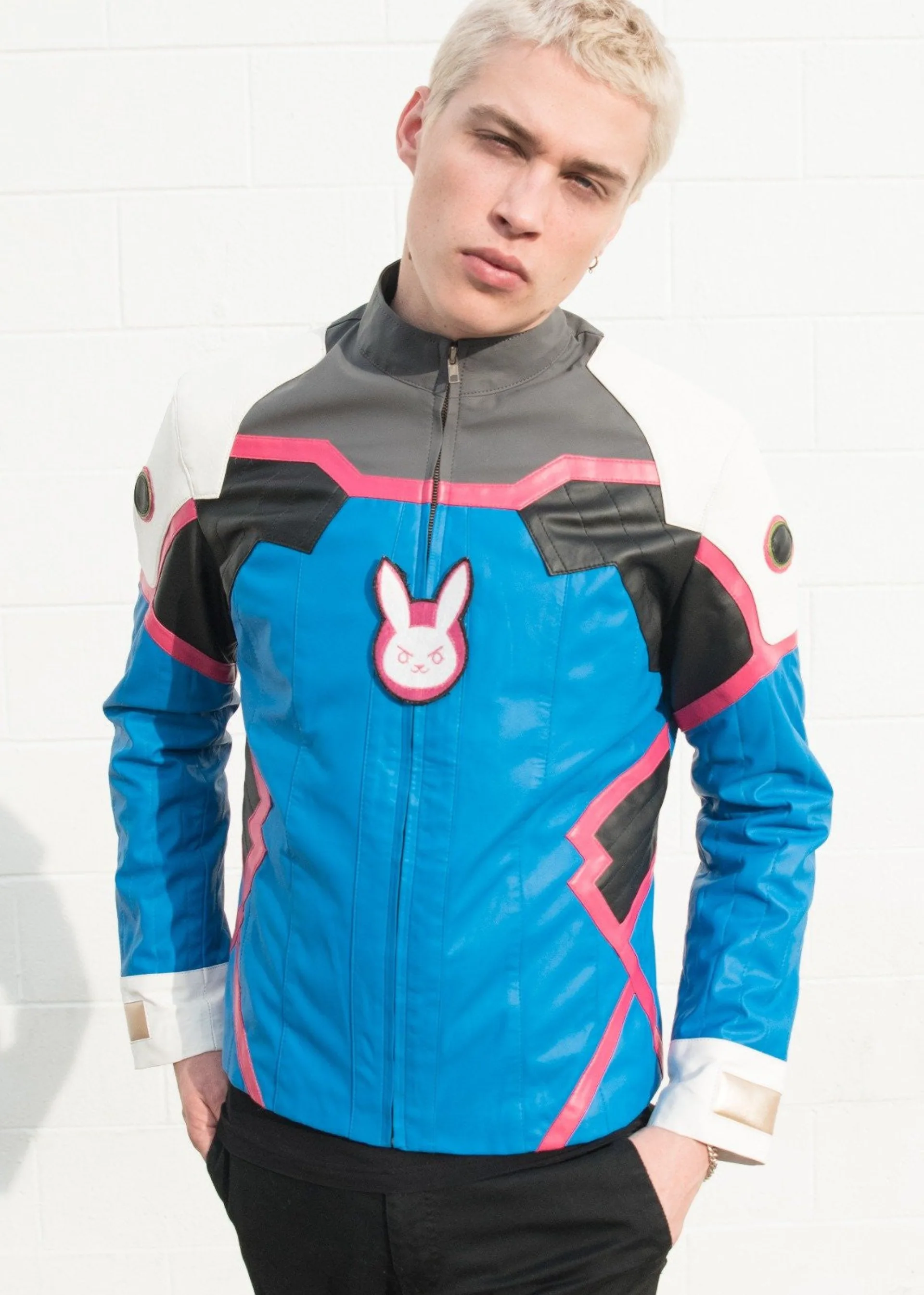 Mens Overwatch DVA Leather Jacket