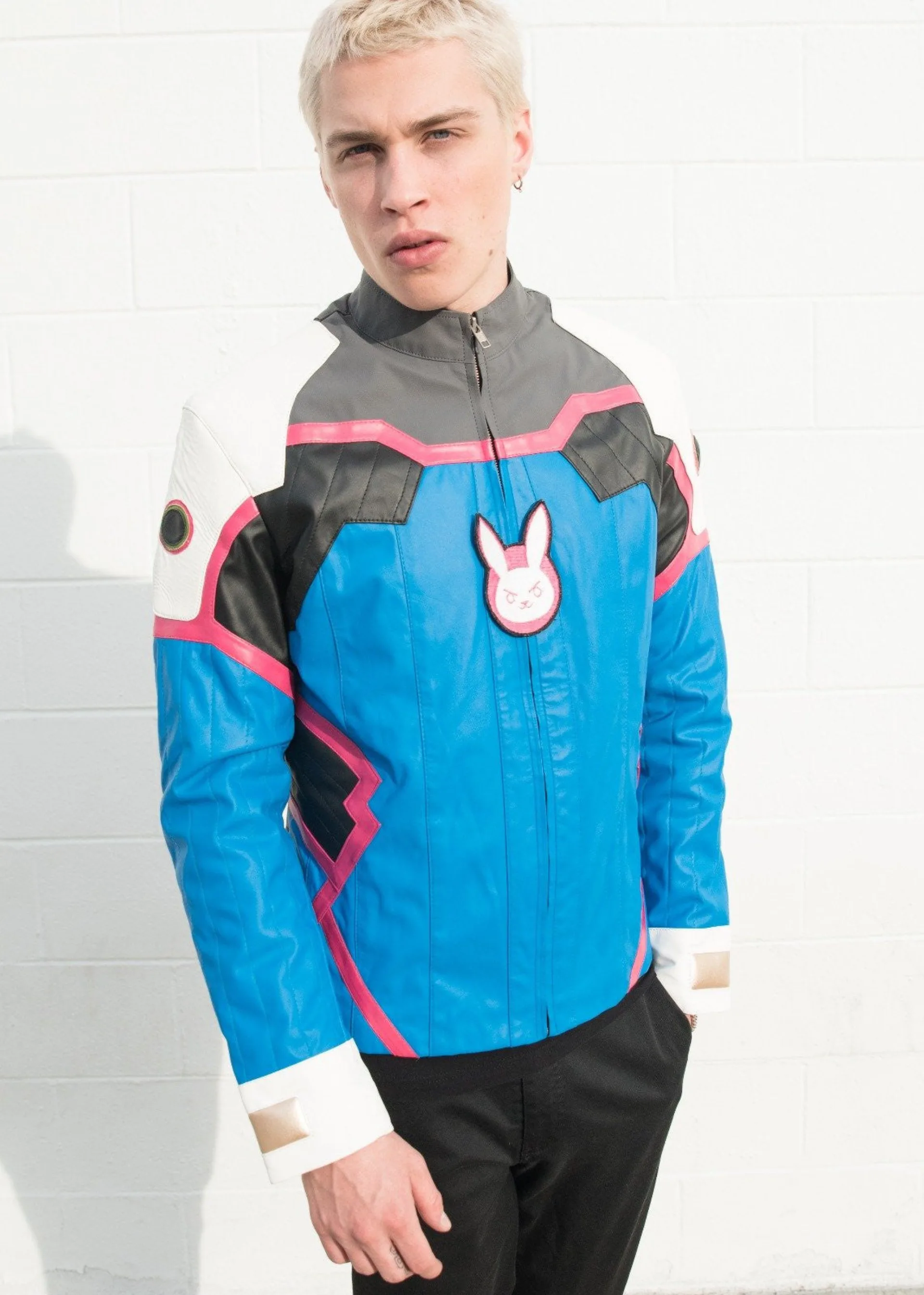Mens Overwatch DVA Leather Jacket