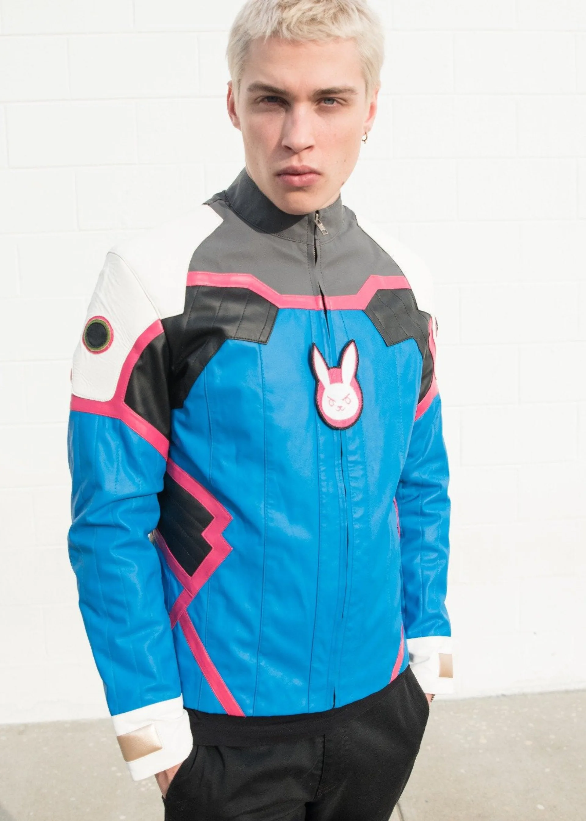 Mens Overwatch DVA Leather Jacket