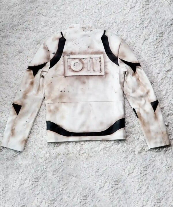 Mens Hand-Painted Sand Trooper Armor Jacket