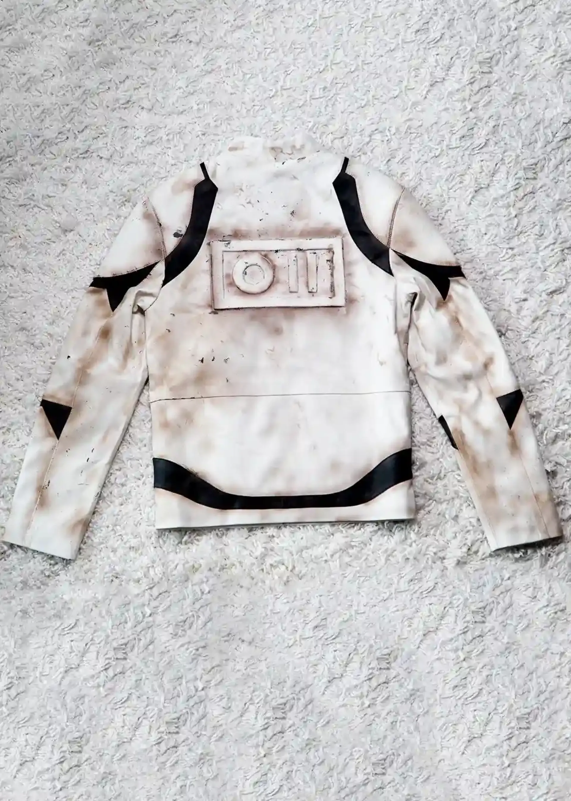 Mens Hand-Painted Sand Trooper Armor Jacket