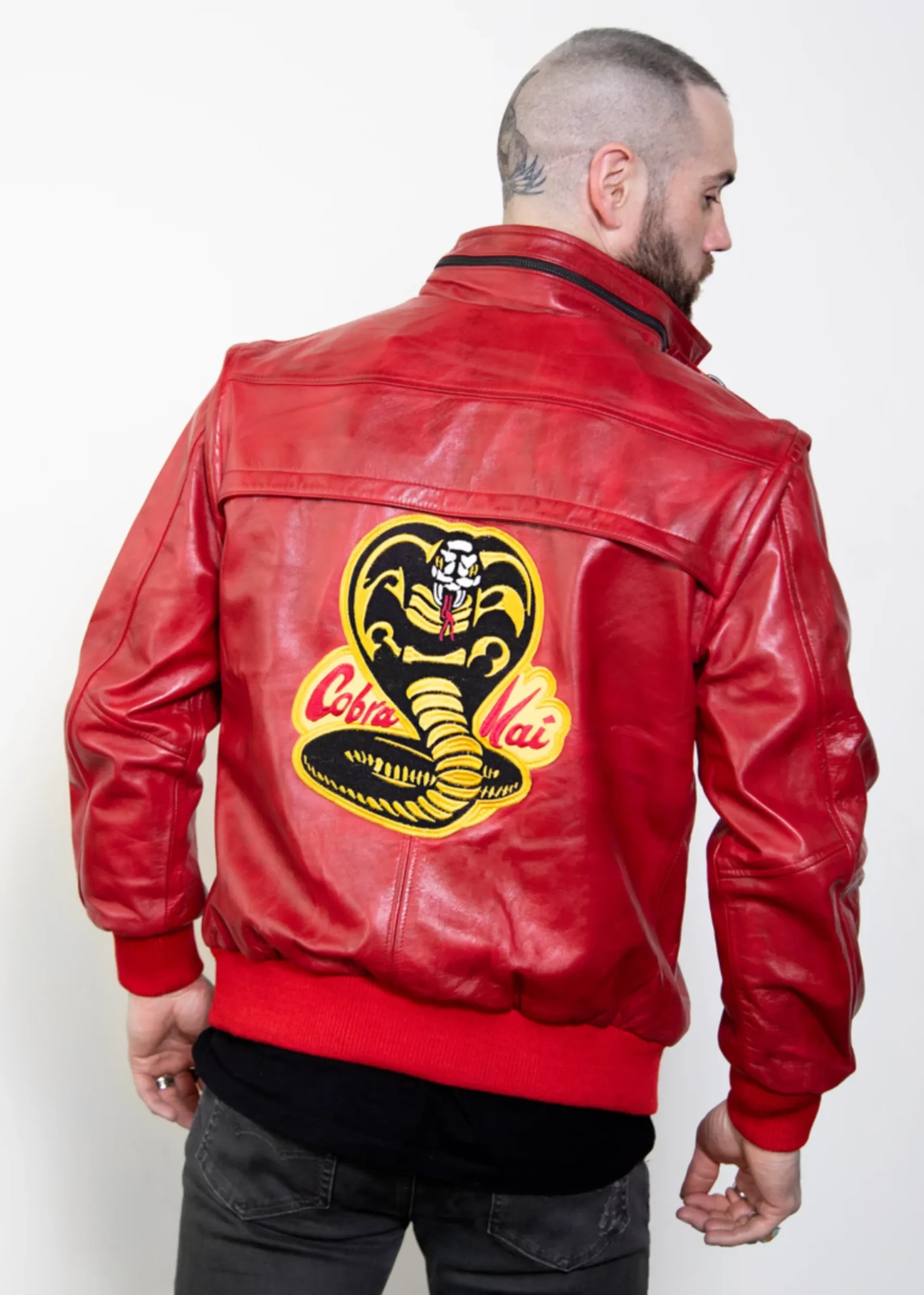 daniel larusso karate kid leather jacket