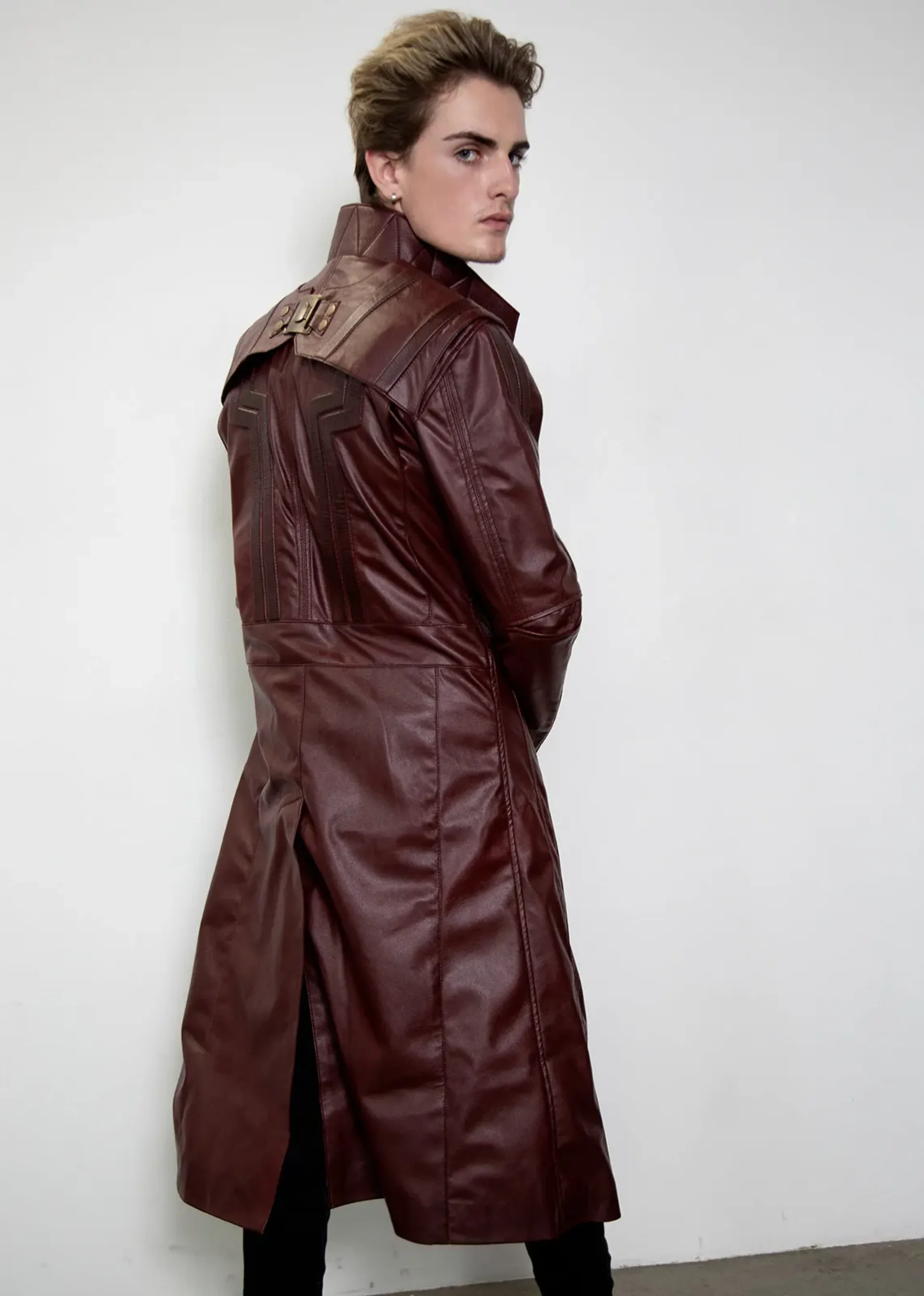 star lord leather trench coat chris pratt guardians of the galaxy