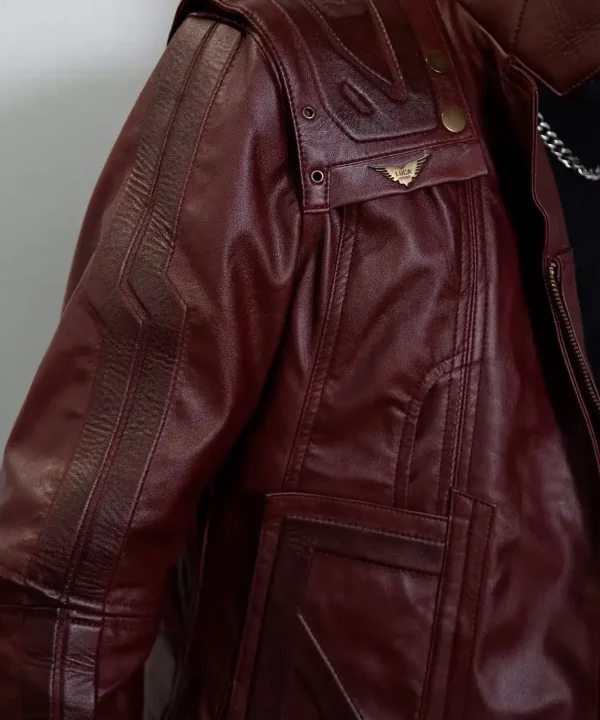 chris pratt leather trench coat starlord guardians of the galaxy real leather