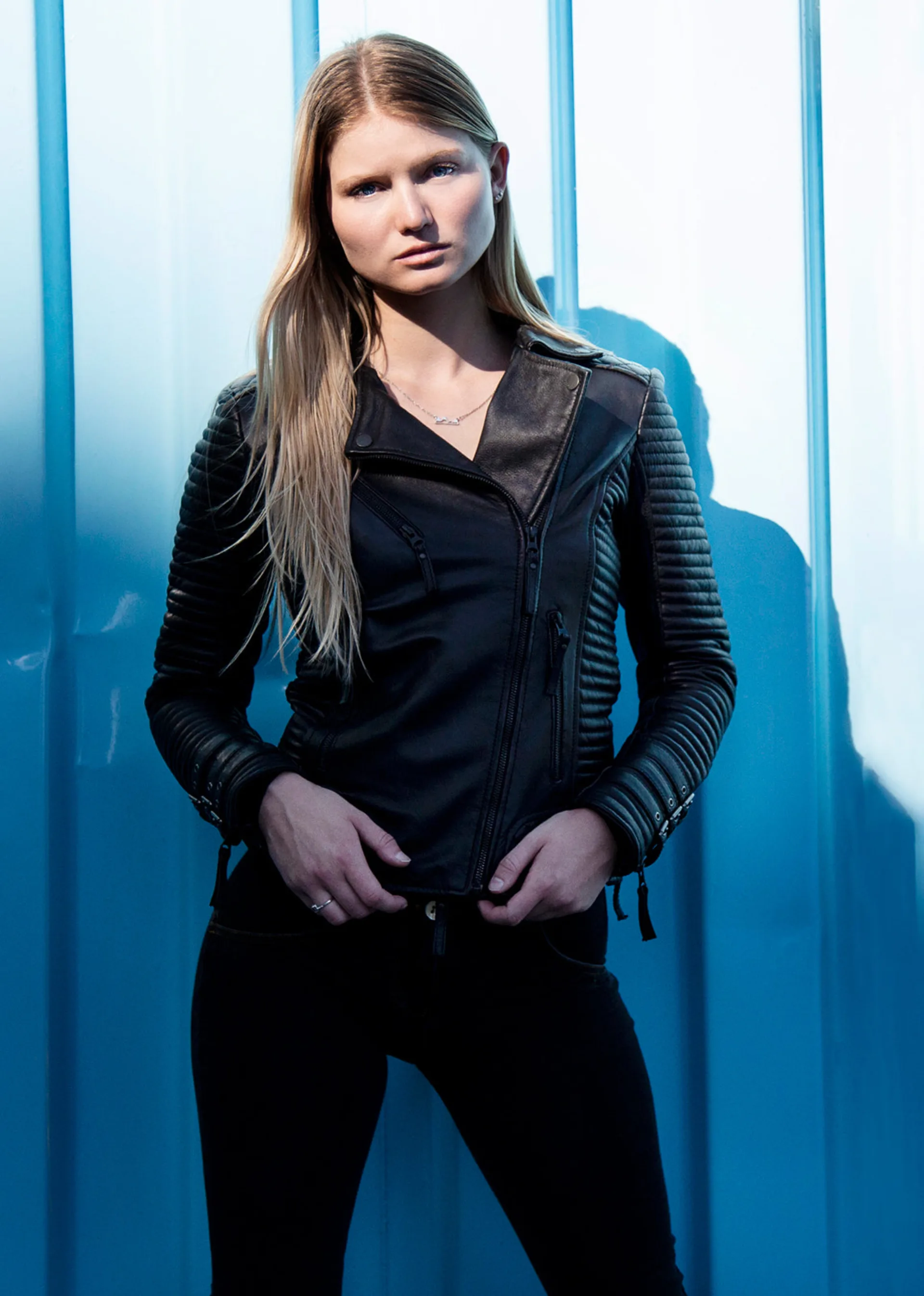 vegan cruelty free black leather jacket womens