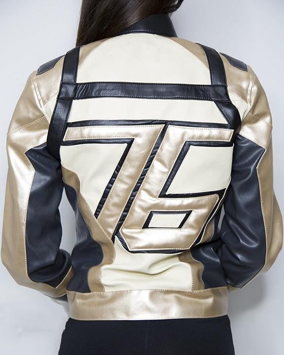 Womens Overwatch Soldier 76 Jacket Gold
