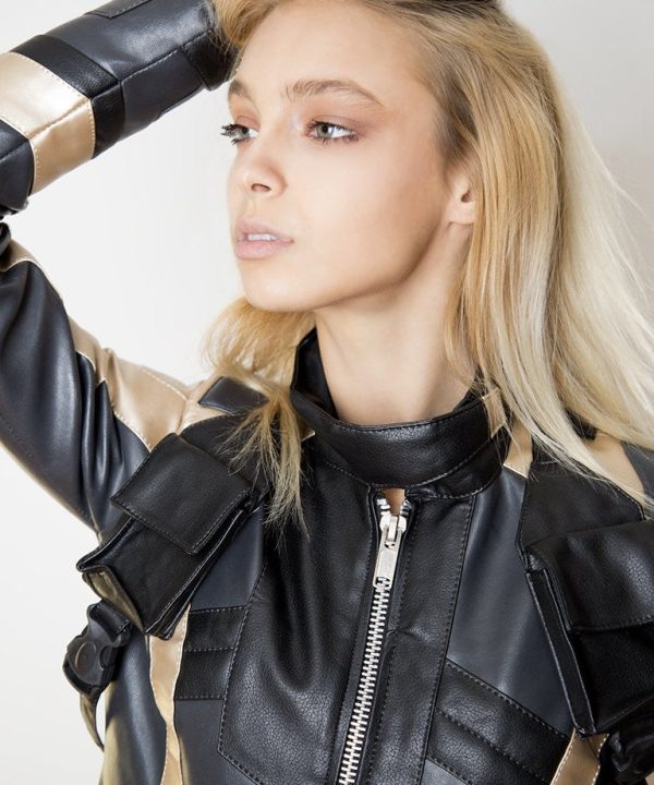 Womens Overwatch Soldier 76 Jacket Gold