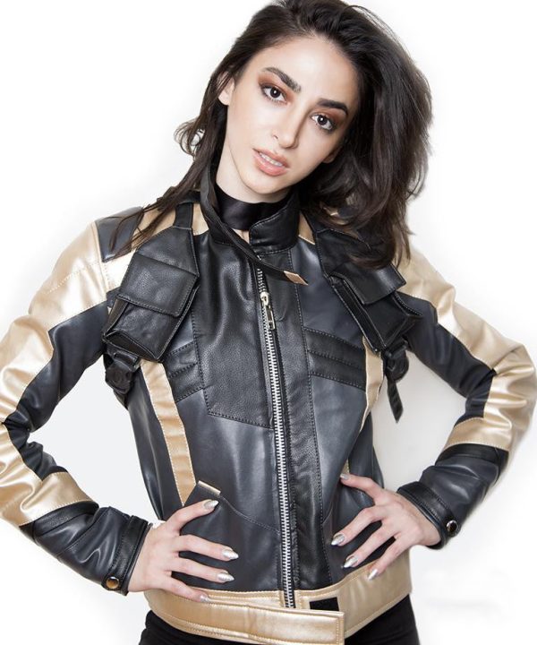 Womens Overwatch Soldier 76 Jacket Gold