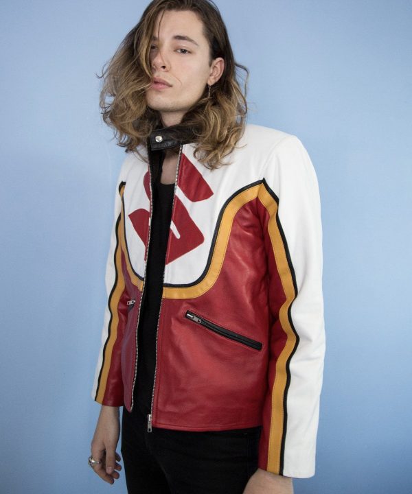 Angelina Jolie Suzuki Hackers Movie Red White Jacket Kate Libby