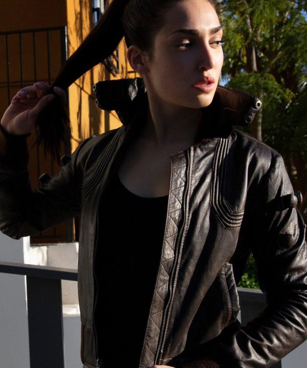 Overwatch Womens Junkrat Leather Jacket