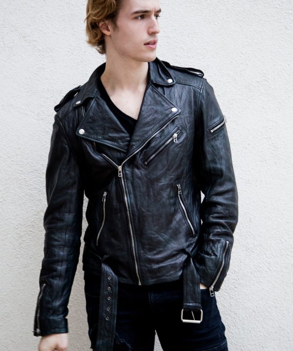 Trevor Stines Riverdale Southside Serpents Leather Jacket Official