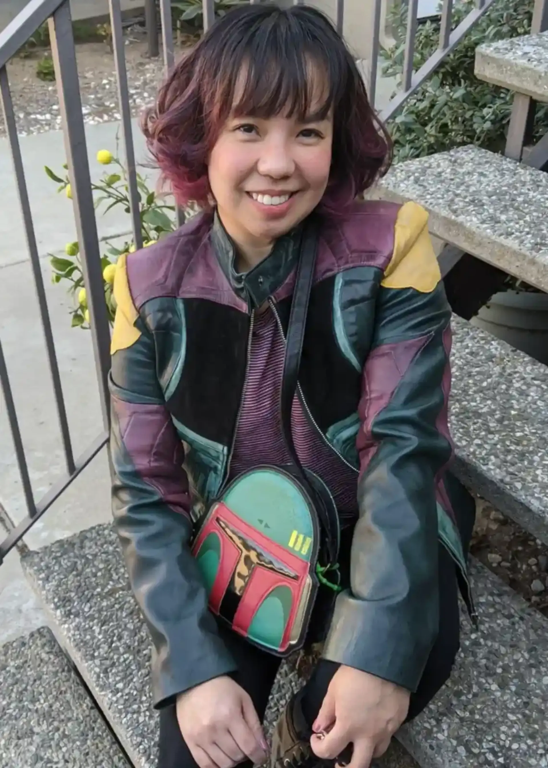 Womens Boba fett slave 1 mandalorian leather jacket Hoodie