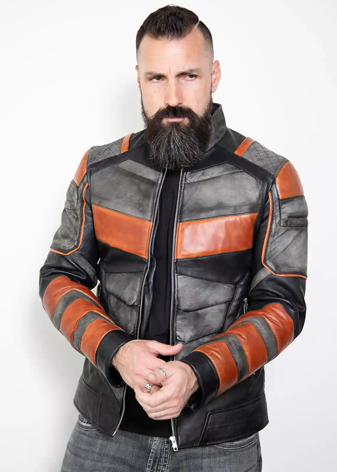deathstroke armor leather jacket