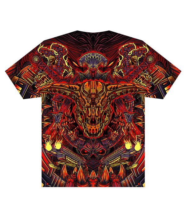 doom video game streetwear shirt red hell monsters