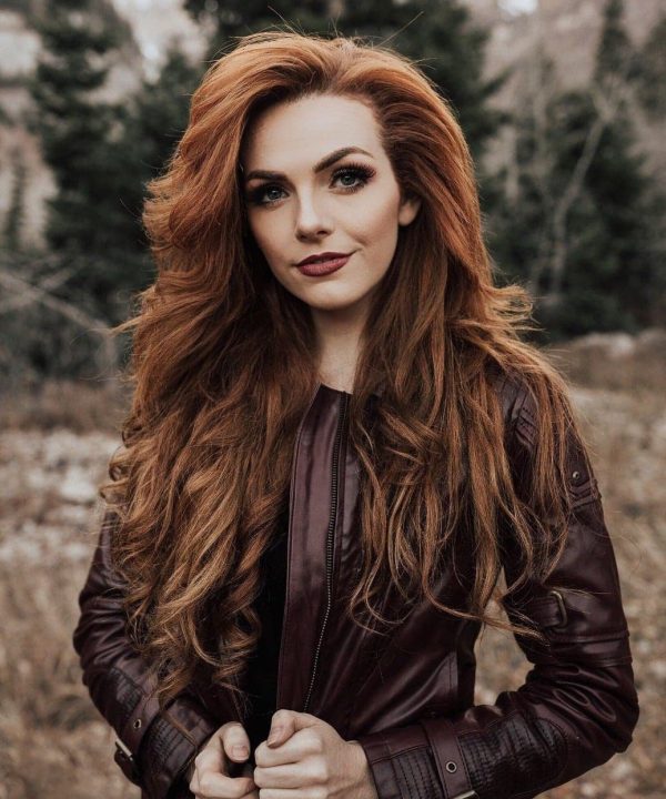 Alternative view of Womens Galaxy Red Leather Jacket