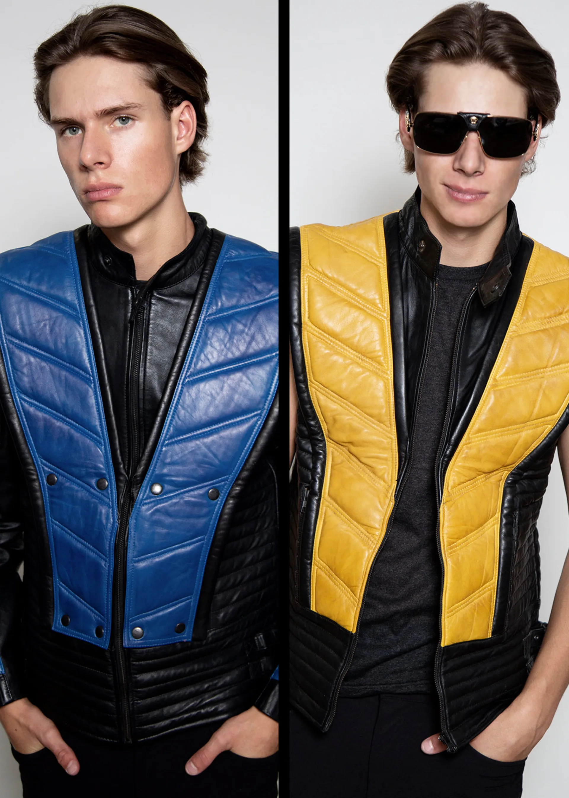 mortal kombat scorpion and subzero leather jacket bundle