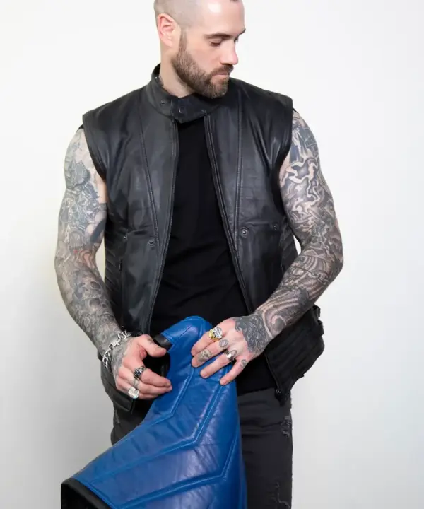 mens subzero leather jacket cosplay