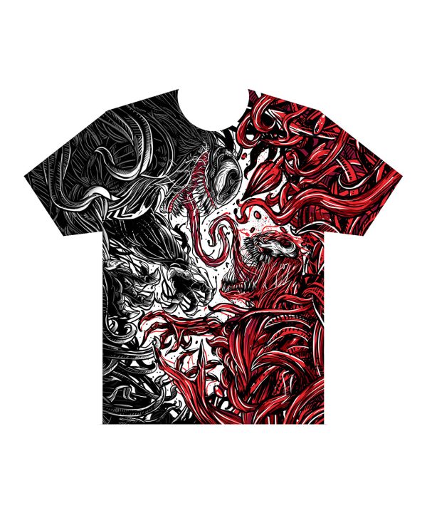 venom let there be carnage all over graphic t-shirt