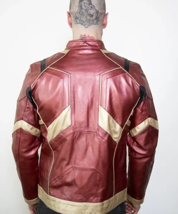 Ironman Armor Platinum Red & Gold Jacket