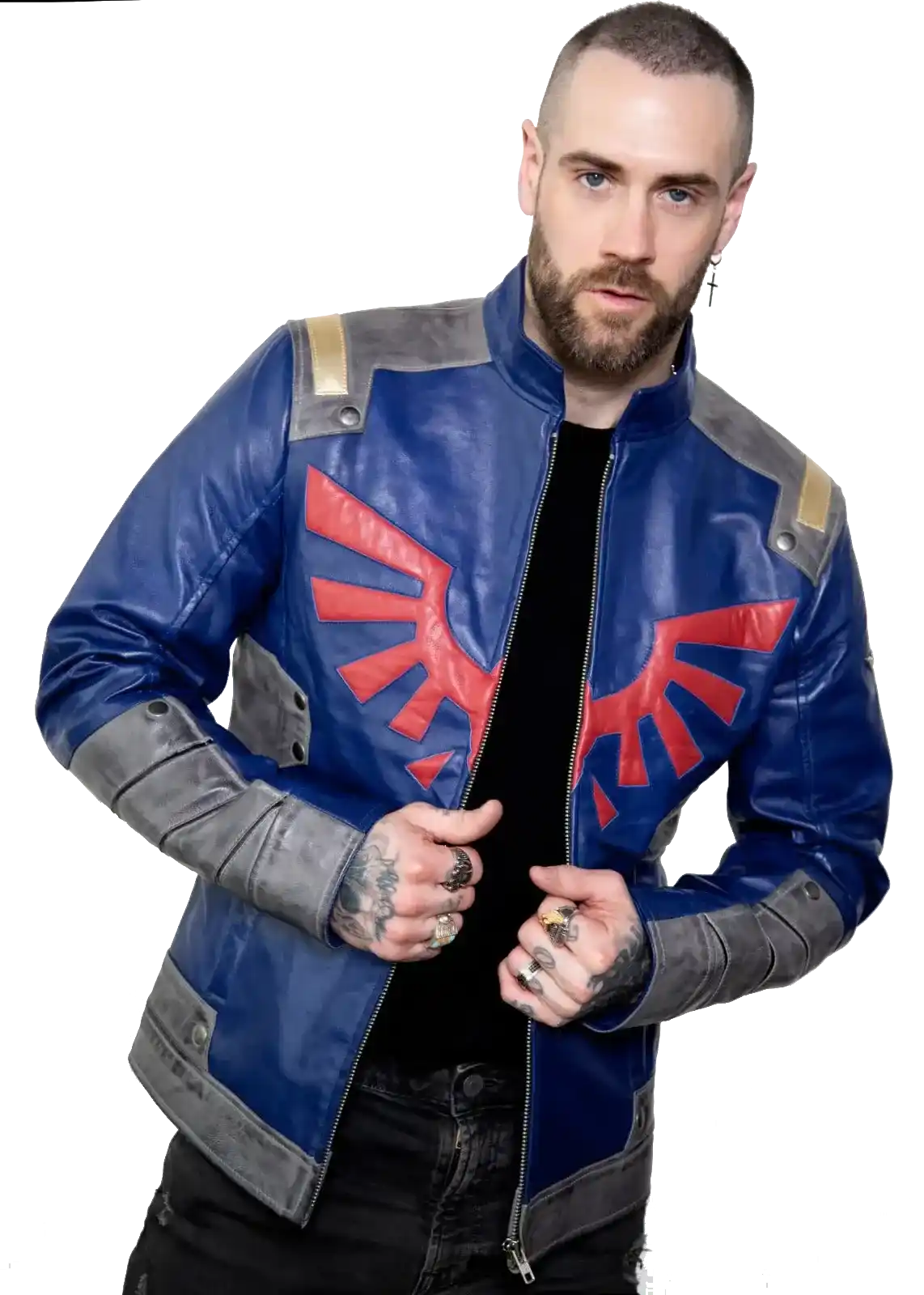 Buy Mens zelda hylian shield replica jacket