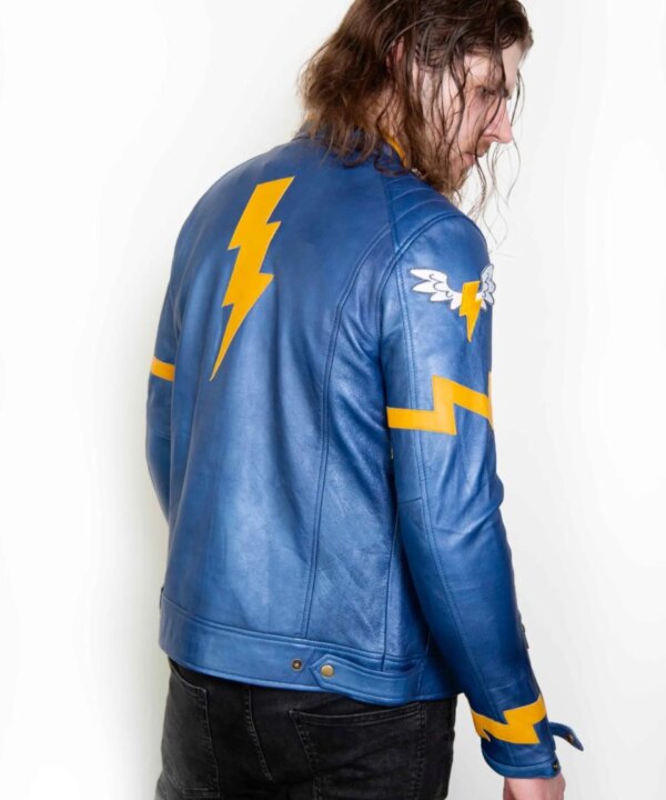 my little pony wonderbolts blue brony leather jacket