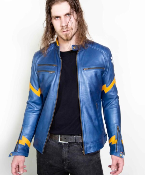 my little pony wonderbolts blue brony leather jacket