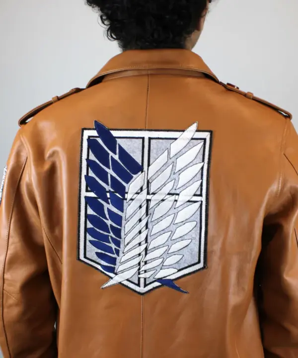 Mens Attack on Titan Leather Jacket
