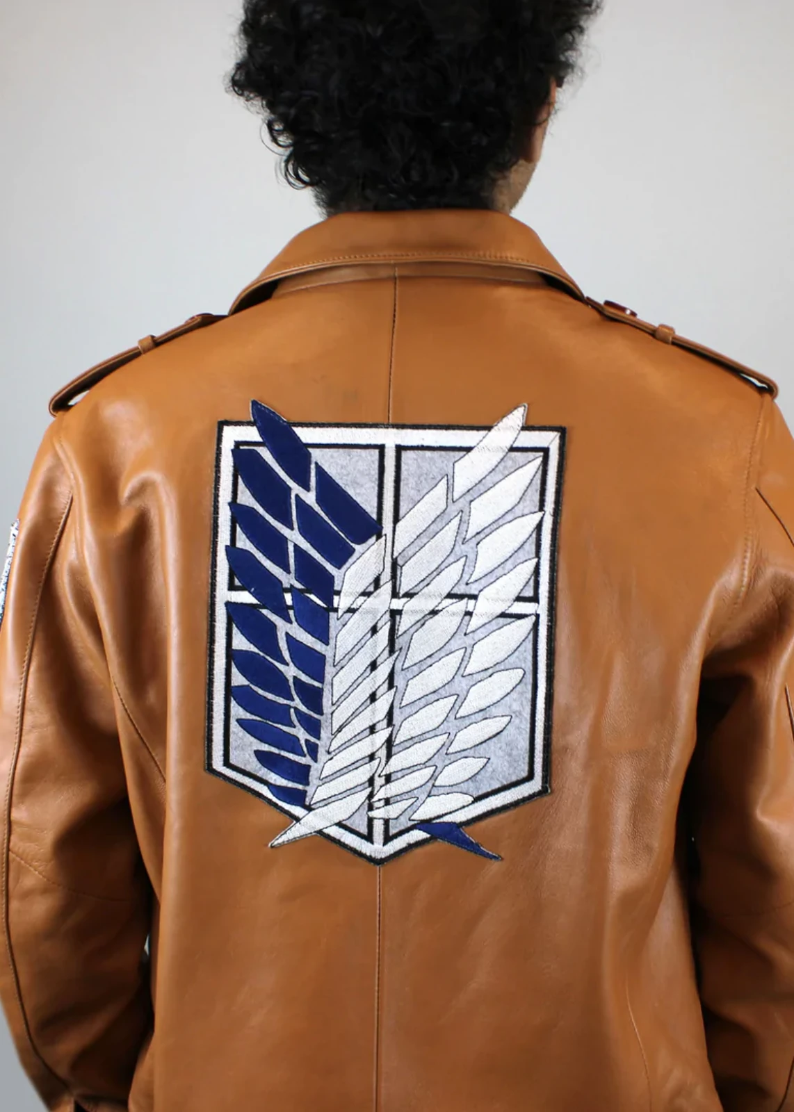 Mens Attack on Titan Leather Jacket