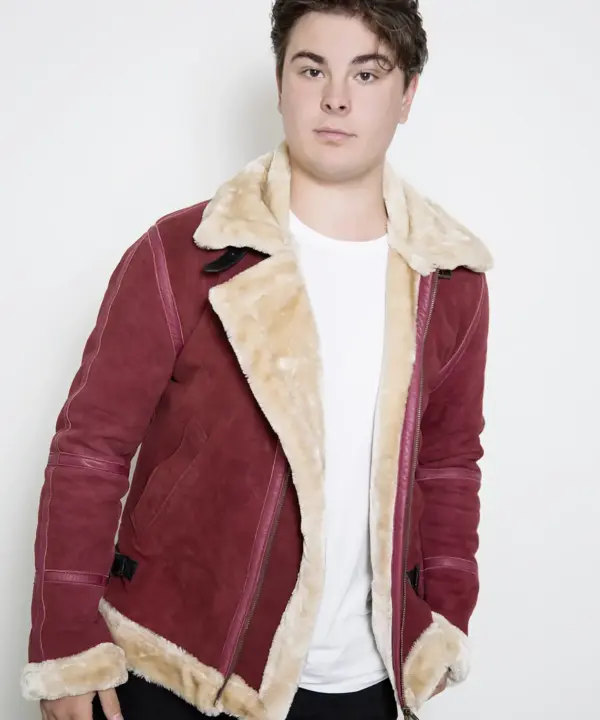 Santa Ryan Reynolds Leather Jacket