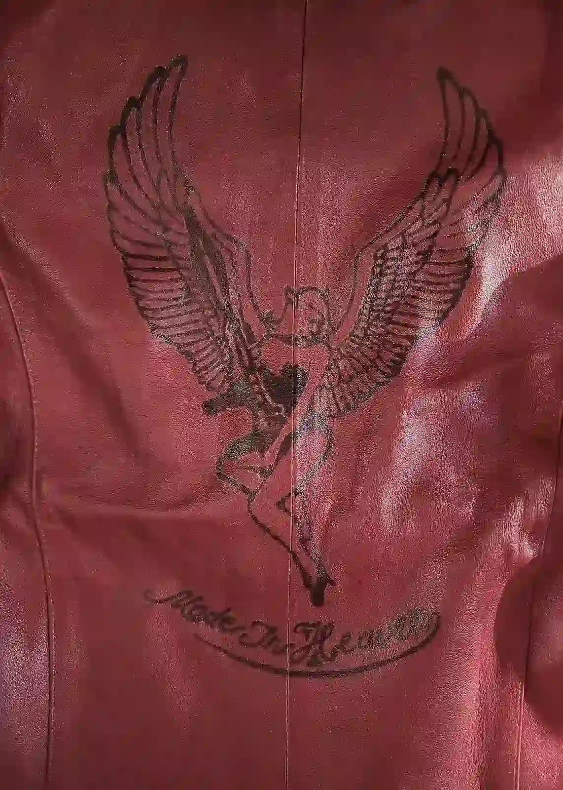 Womens Claire Redfield Resident Evil Red Leather Jacket