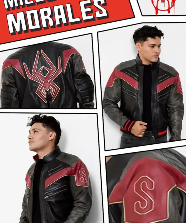 Miles Morales Spider Man into the Spider Verse Collage