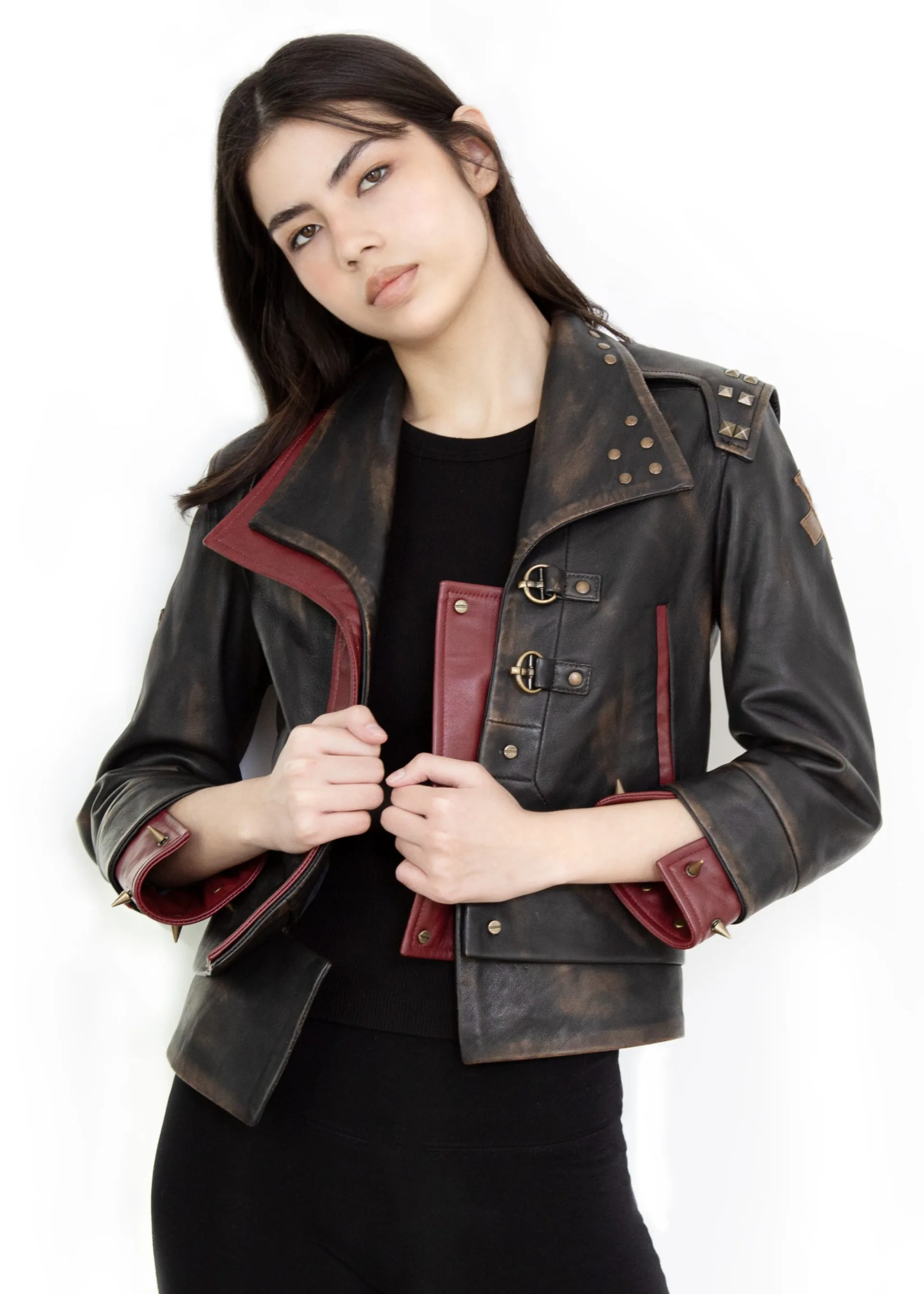 Vi arcane season 2 Pit Fighter Brown Leather