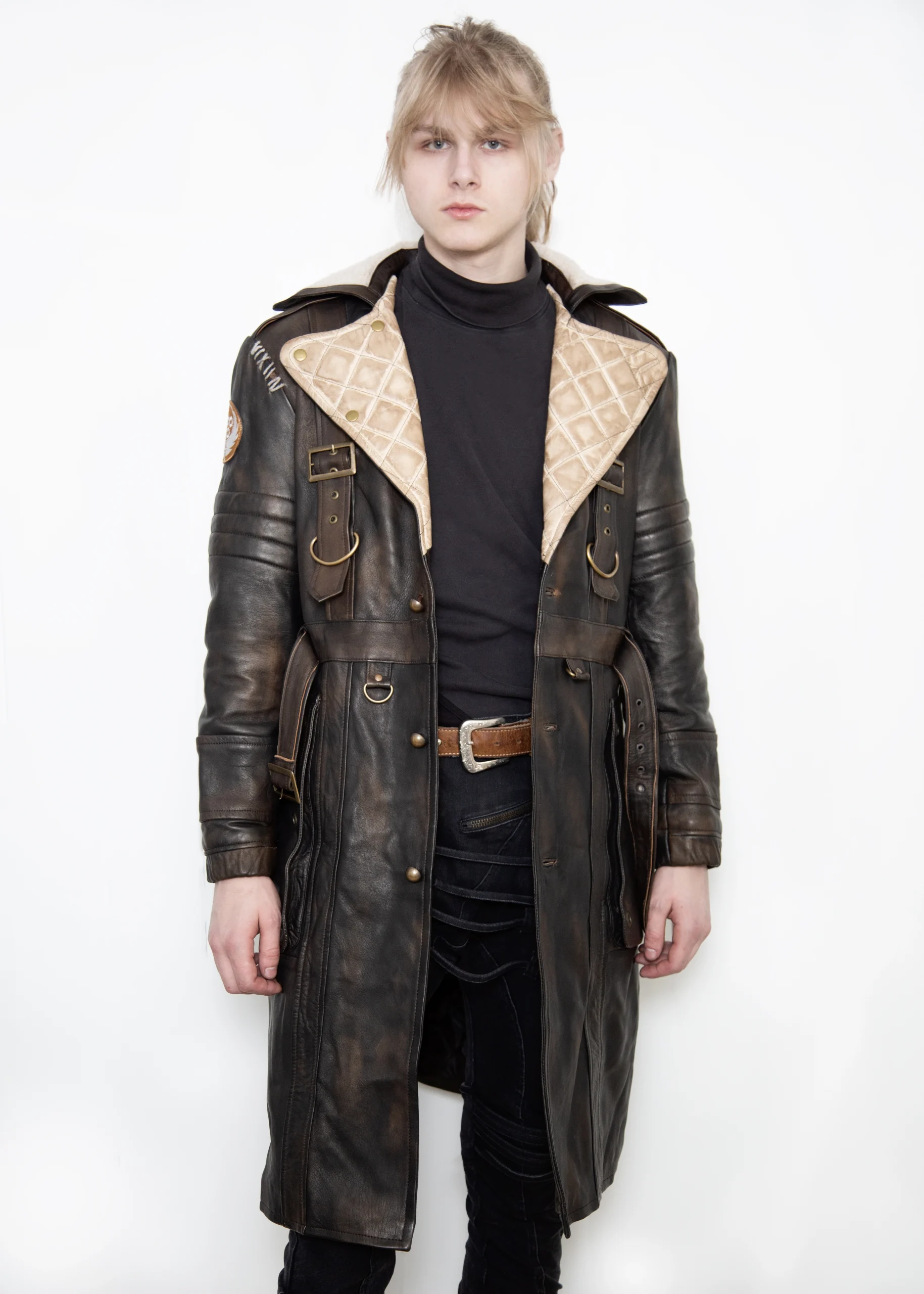 Fallout Elder Maxson Battle Coat Leather Trench