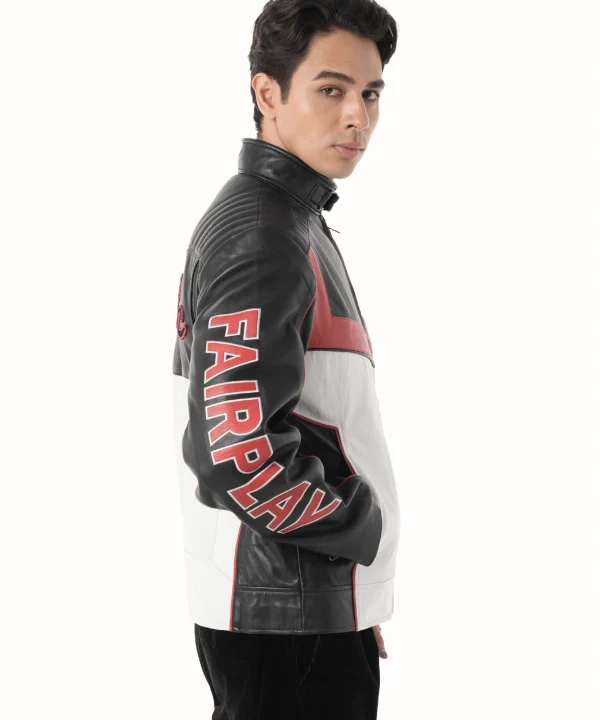 Alternative view of Mens Terrific Black Leather Jacket