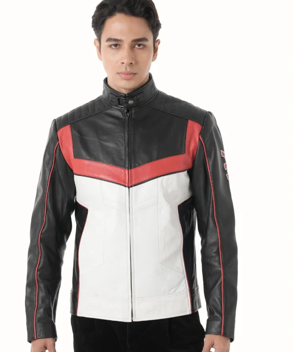 mr terrific superman arc leather jacket